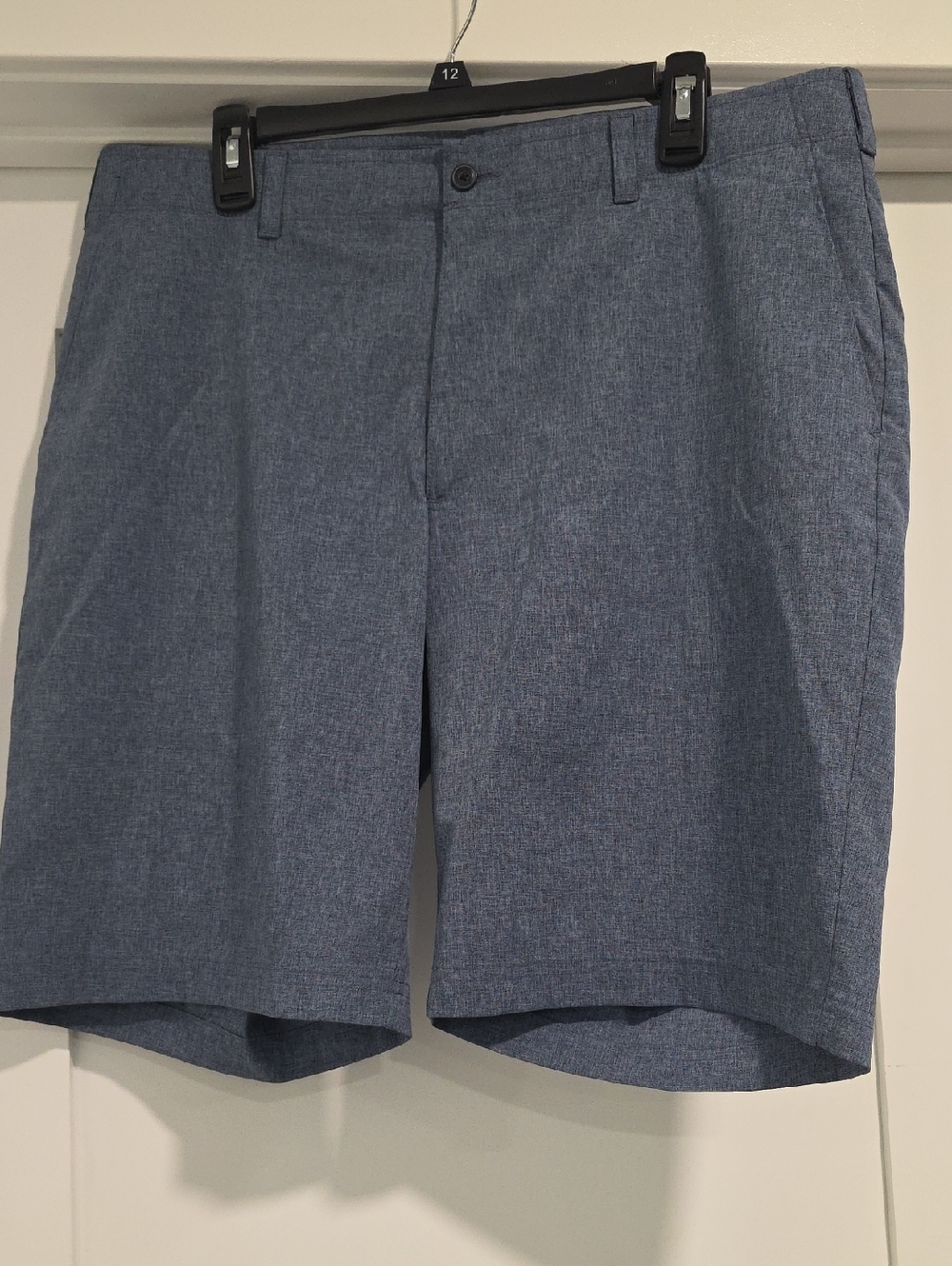 Hogan Men’s Blue Flat-Front Shorts